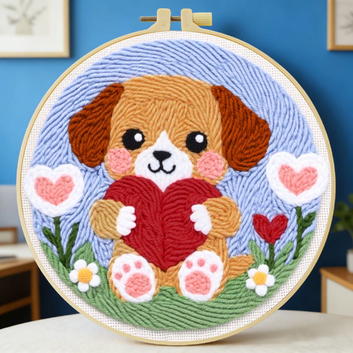 Is Sewing Textile Art - Zestaw do haftowania punch needle z