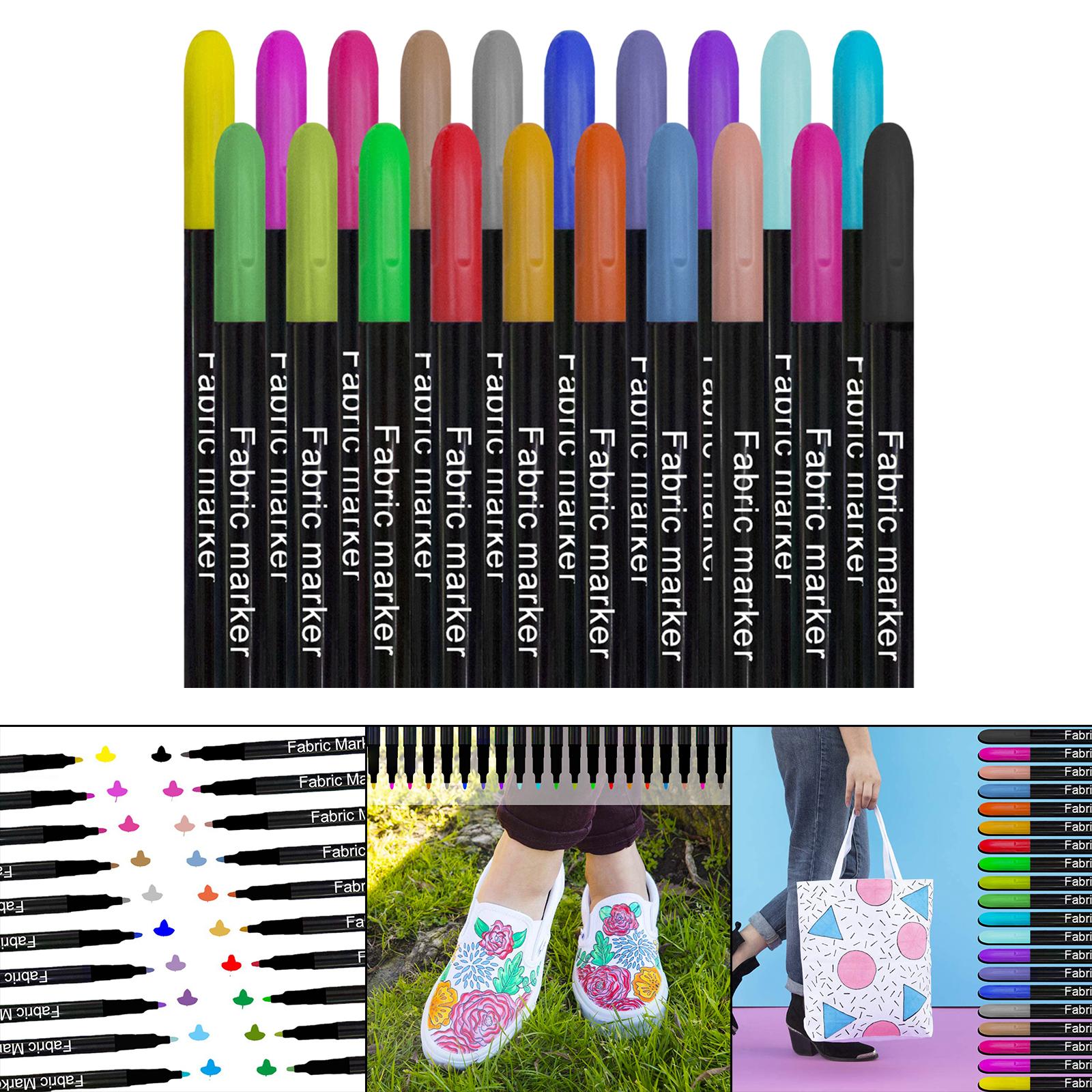 Is Sewing Textile Art - Kolorowe markery do tkanin Trwałe rękodzieło