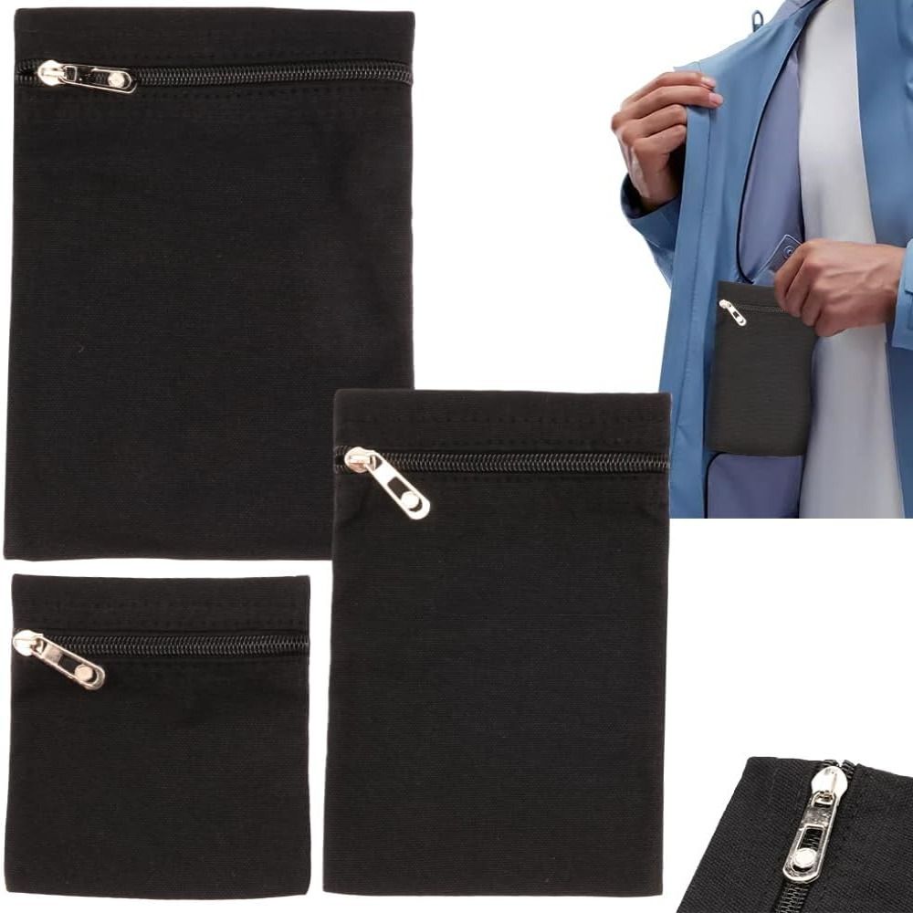 Sewing Zipper - Saszetka podróżna do przyszycia, ukryta boczna