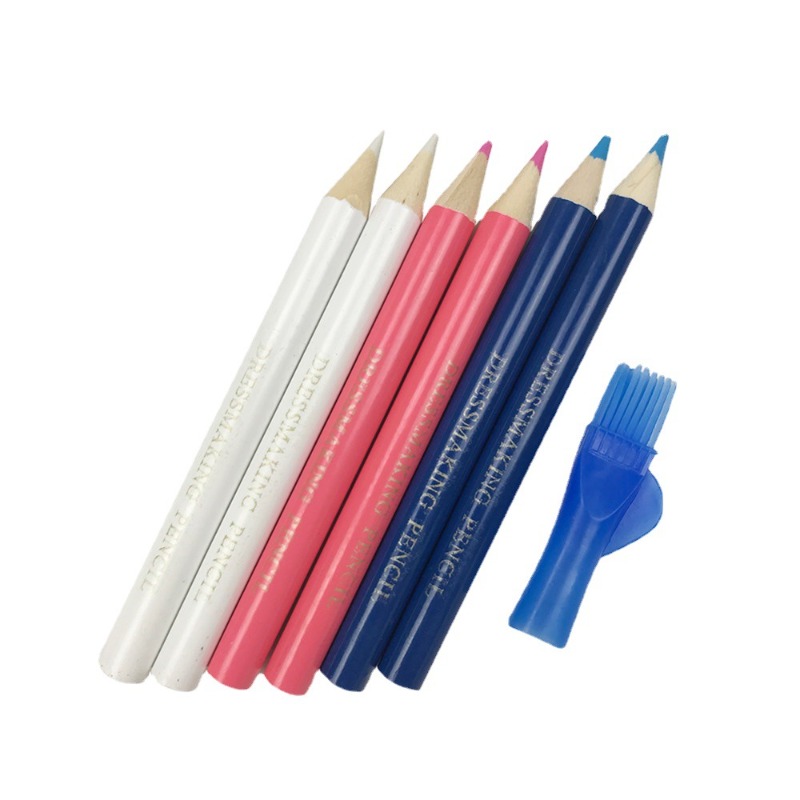 Tailor Chalk Marker - 3/6 szt. Rozpuszczalne w wodzie ołówki