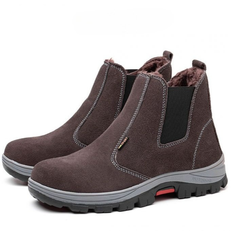 Sewing Fleece - Wytrzymałe zimowe buty spawalnicze z wysoką