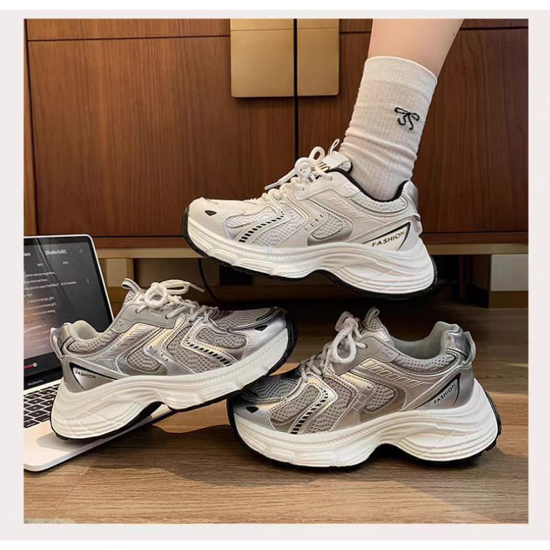 Sewing Net - Damskie sneakersy Unky Dad na wiosnę
