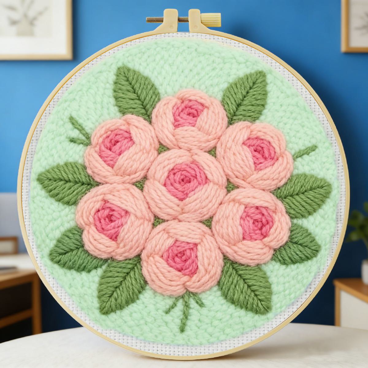 Is Sewing Textile Art - Zestaw do haftowania punch needle z