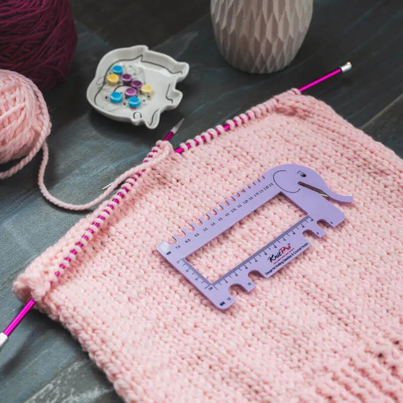 Miernik grubości włóczki Knitp – Sewing And Textile recenzja i cena