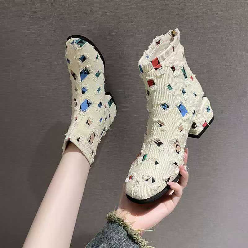 Damskie buty na grubej podeszw – Sewing Zipper recenzja i cena