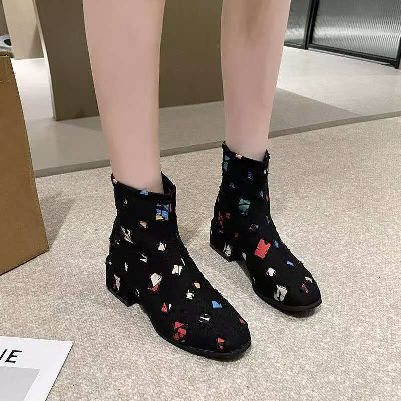 Damskie buty na grubej podeszw – Sewing Zipper recenzja i cena