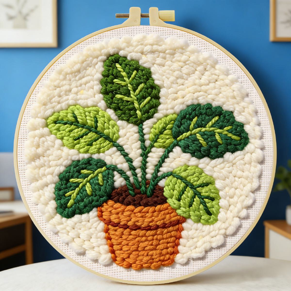 Zestaw do haftowania igłą punc – Is Sewing Textile Art recenzja i cena