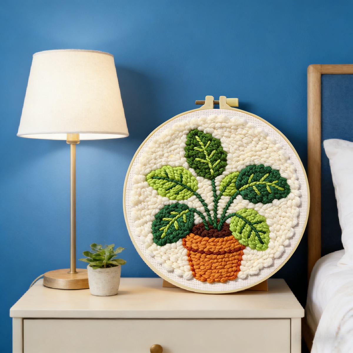 Zestaw do haftowania igłą punc – Is Sewing Textile Art recenzja i cena