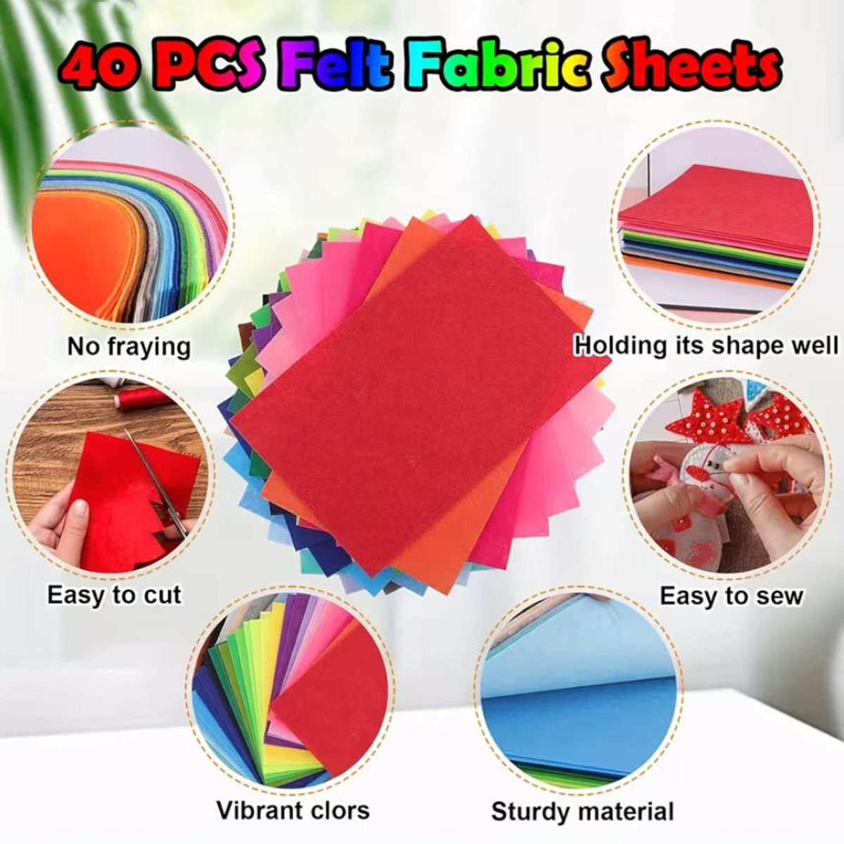 40 szt. Filcu Kolorowy Filc w  – Fabric Softener Sheet recenzja i cena