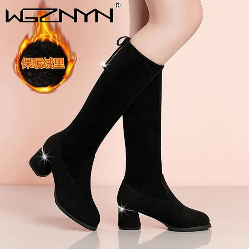 Kobiety Jesień Zima Czarne but – Sewing Fleece recenzja i cena