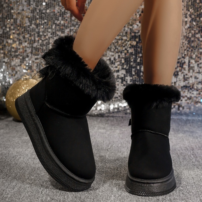 Damskie buty zimowe na platfor – Sewing Fleece recenzja i cena