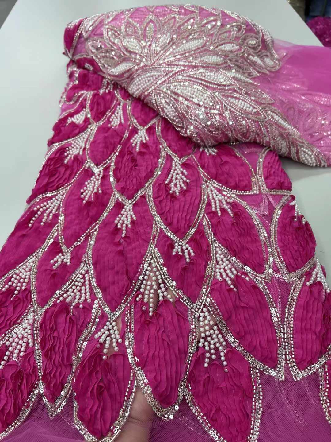 Koralikowa koronka 3D, czerwon – Sewing Net recenzja i cena