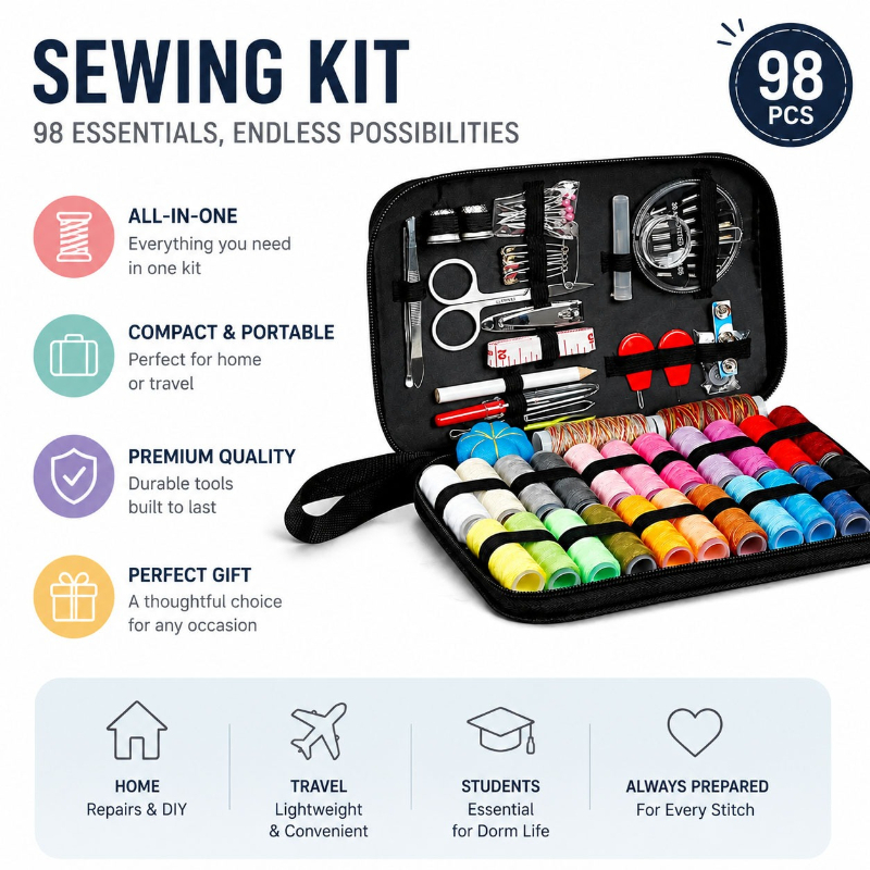Zestaw narzędzi do szycia 68/9 – Sewing Tas recenzja i cena