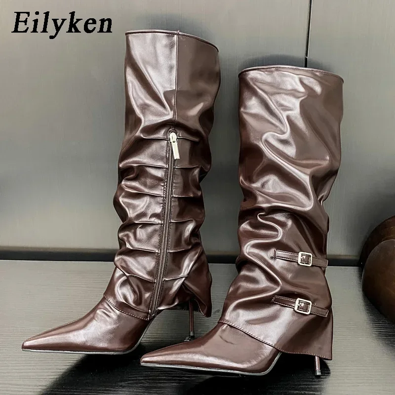 Eilyken Modne plisowane kozaki – Sewing Zipper recenzja i cena