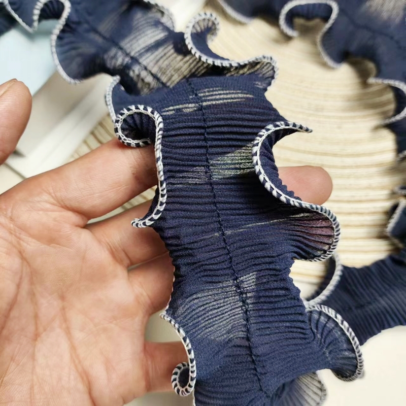 Ciemnoniebieska szyfonowa na ś – Textile Sewing Factory recenzja i cena